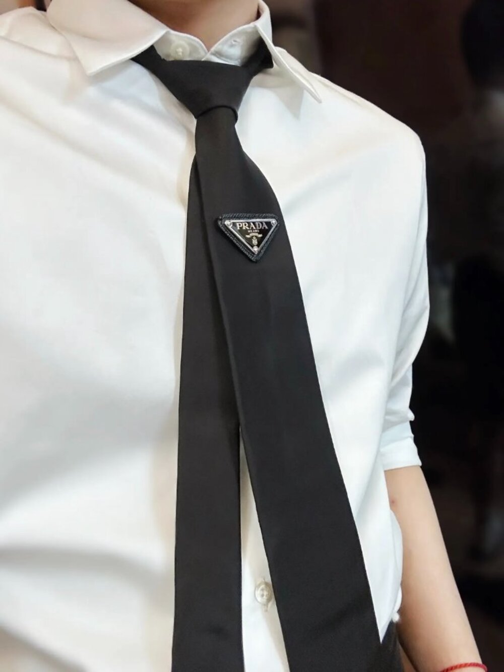 🚭Prada Black Tie Unisex | Business Wedding Office Gift😎(Gift box) - Picture 6 of 7